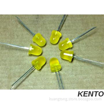 Milky Yellow Ultra bright 5mm Led Emitting Diode short For Display
